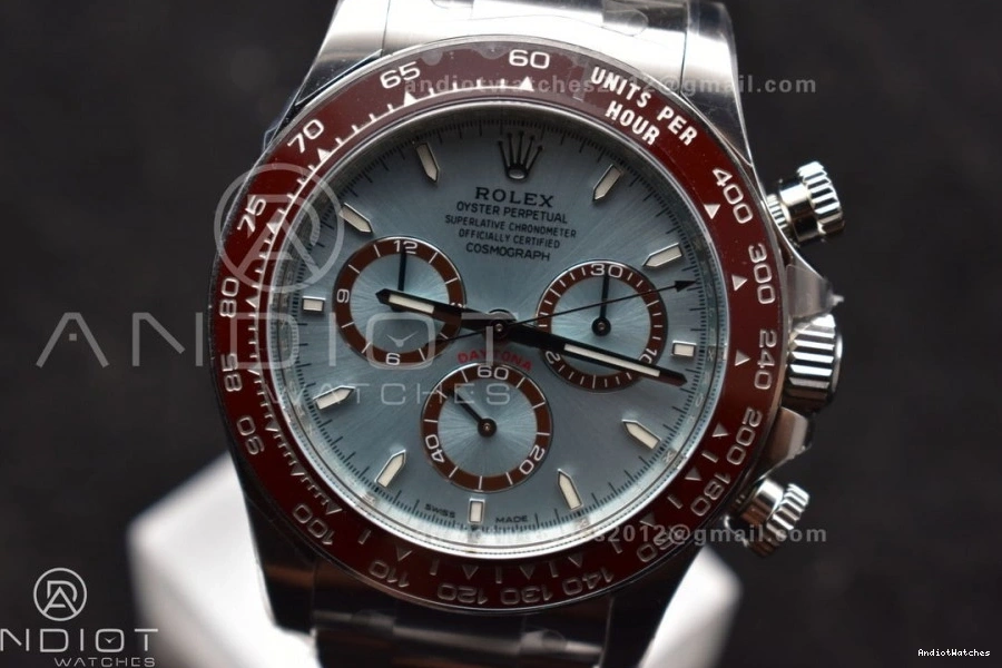 Best Dial SS Clean Markers Comfortable 1:1 Daytona Edition SS on Clone Bracelet Asian 785 904L Ice 904L Super Sticks Blue 126506 0331